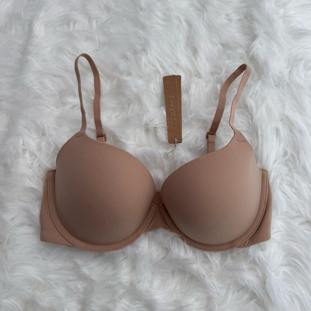 Skims Fits Everybody Push Up Demi Bra Clay Size 32D